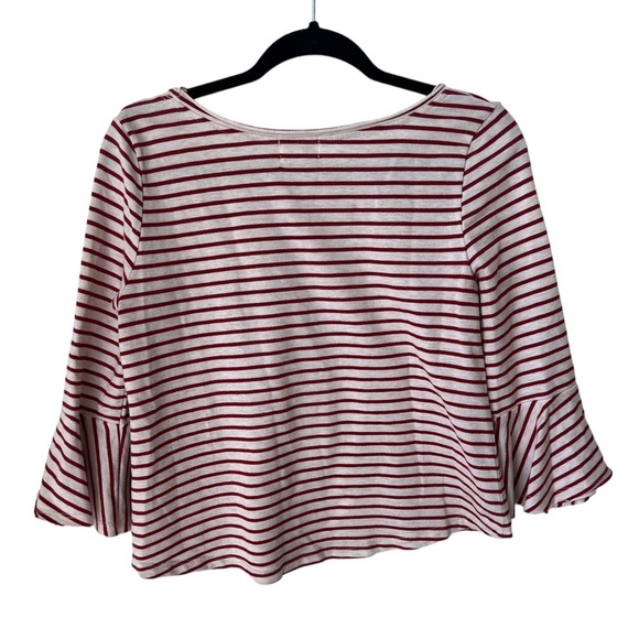 Deletta Anthropologie Stripped Blouse Size Small - Picture 3 of 6